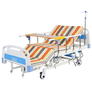 <span class=keywords><strong>Lit</strong></span> d'hôpital manuel, <span class=keywords><strong>lit</strong></span> de soins <span class=keywords><strong>pour</strong></span> patient, mobilier hospitalier, <span class=keywords><strong>lit</strong></span> à 3 fonctions avec dossier relevable - Product Image 1