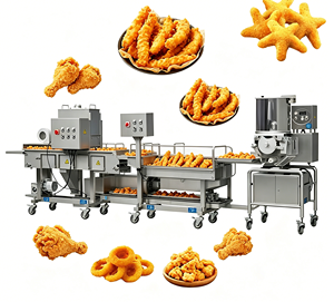 Procesador <span class=keywords><strong>de</strong></span> Alitas <span class=keywords><strong>de</strong></span> Pollo Empanizadas, Equipo para Procesar Nuggets <span class=keywords><strong>de</strong></span> <span class=keywords><strong>Pavo</strong></span>, Línea <span class=keywords><strong>de</strong></span> Freír Filetes <span class=keywords><strong>de</strong></span> Pescado, Máquina para Hacer Pasteles <span class=keywords><strong>de</strong></span> Cangrejo - Product Image 1
