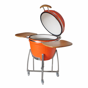 Auplex OEM ODM commerciale Kamado barbecue griglie 23 pollici <span class=keywords><strong>in</strong></span> <span class=keywords><strong>ferro</strong></span> da esterno carbone barbecue - Product Image 5