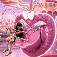 Prodigy Nouvelle Attraction : Manège Chaise Volante pour Enfants, Aire de Jeux Intérieure et Extérieure