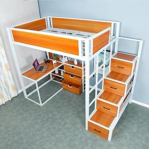 Loft a buon mercato di legno per bambini bambini A Castello <span class=keywords><strong>letto</strong></span> a castello loft con scrivania per la vendita e la Regina Letti OEM telaio In Ferro loft <span class=keywords><strong>letto</strong></span> <span class=keywords><strong>singolo</strong></span> in legno - Product Image 4