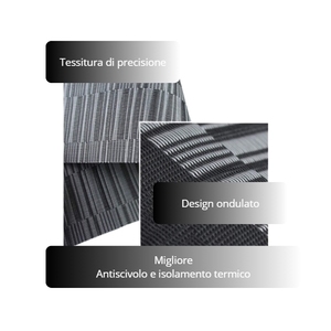 Set di 6 tovagliette 30x45 cm, resistenti al calore, lavabili, antigraffio, dal design elegante, per casa e hotel - Product Image 5