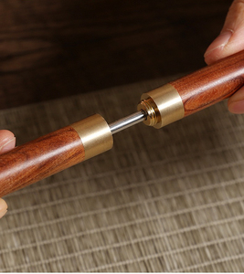 Accessoires classiques de cérémonie du thé en bois de rose, écologiques, Trozo De <span class=keywords><strong>Pastel</strong></span> De Te Puer, Couteau à thé, Couteau à glace - Product Image 2