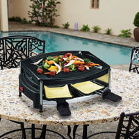Elektrischer Raclette-Grill aus Stahl für den Innenbereich