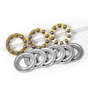 <span class=keywords><strong>Rodamiento</strong></span> de Bolas de Empuje Duohui F2-6M, 6x8x3mm, Acero Cromado, Carga <span class=keywords><strong>Axial</strong></span> Dinámica de 100N, para Soporte de Carga <span class=keywords><strong>Axial</strong></span> en Motores Eléctricos y Maquinaria - Product Image 1
