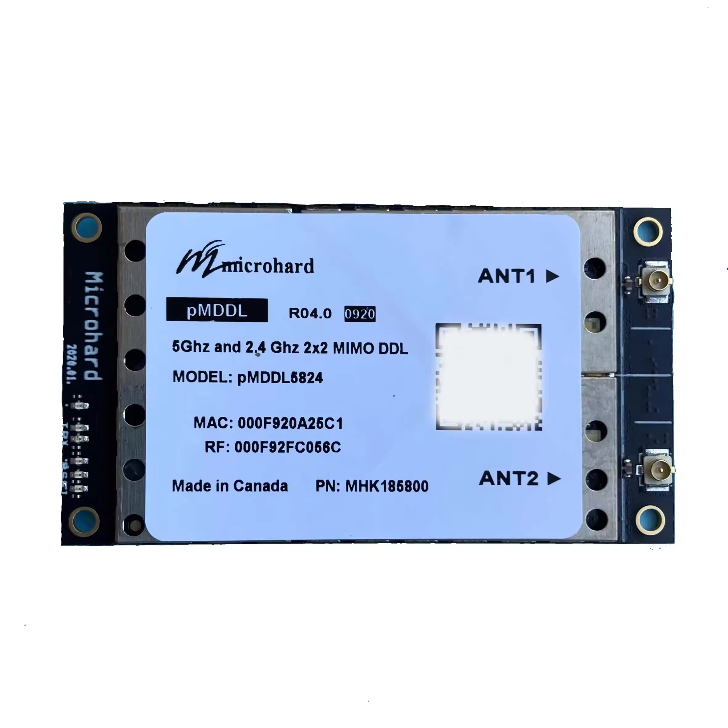 OEM Microhard PMDDL5824 Dual Frequency 58GHz 24GHz MIMO 2x2 Data Link MHK185800 Image Video Transfer