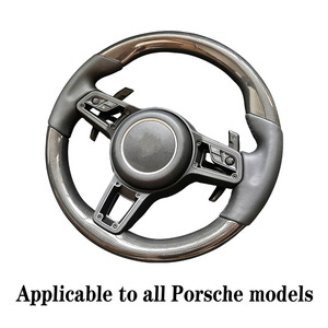 Volant de voiture en cuir personnalisé pour <span class=keywords><strong>Porsche</strong></span> Panamera Macan Cayenne 918 <span class=keywords><strong>911</strong></span> 718 970 971 958 Accessoires de voiture - Product Image 4
