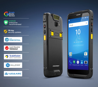 CHAINWAY C66 بوصة متين للهاتف الذكي PDA ماسح الباركود قوي UHF قارئ RFID Android صناعي يعمل باليد