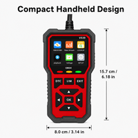Lecteur de codes de panne moteur V539 OBD2, modes OBDII complets, flux de données en temps réel, test de tension de batterie, outil de diagnostic DTC