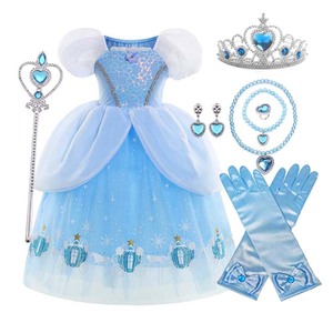All'ingrosso bambino ragazze festa di compleanno Costume <span class=keywords><strong>da</strong></span> <span class=keywords><strong>fata</strong></span> blu reale abito <span class=keywords><strong>da</strong></span> principessa DISP-006 - Product Image 4