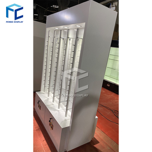 Cao Cấp Sang Trọng Tùy Chỉnh Tầng Thường Vụ Bằng Gỗ Quang Cửa Hàng Nội Thất Khung Quang Hiển Thị Rods Cho Cửa Hàng Kính Mắt - Product Image 2