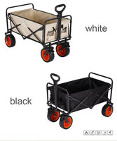 Chariot de plage portable pour enfants, chariot utilitaire électrique avec un grand espace pour le camping en famille