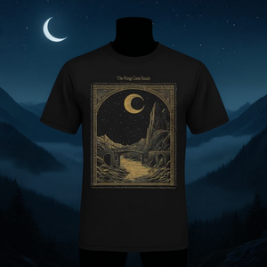 Camiseta The Ring Goes South negra para hombre, talla mediana, diseño de fantasía - Product Image 3