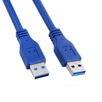 Cable de extensión USB 3,0 A USB 2,0, macho A macho, M/M, tipo A, 0,3 M/0,5 M/1M/1,5 M/1,8 M/3M, alta calidad