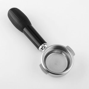 Stainless Steel Bottomless Portafilter 58mm Single Layer <b>Filter</b> <b>Coffee</b> Machine Handle Universal Single Double Cup - Product Image 3