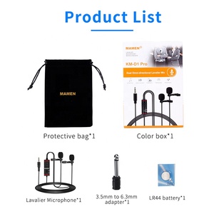 Miễn Phí Vận Chuyển Micro Kẹp Có Dây Kèm Camera Lavalier Cho Hệ Thống Micro Kẹp Video Tiktok Youtube - Product Image 5