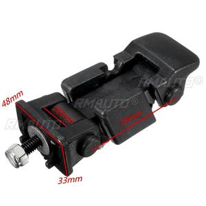 1X Couvercle de verrouillage de capot moteur noir en ABS pour Jeep/Wrangler TJ 1997-2006 - Accessoires extérieurs de voiture - Product Image 2