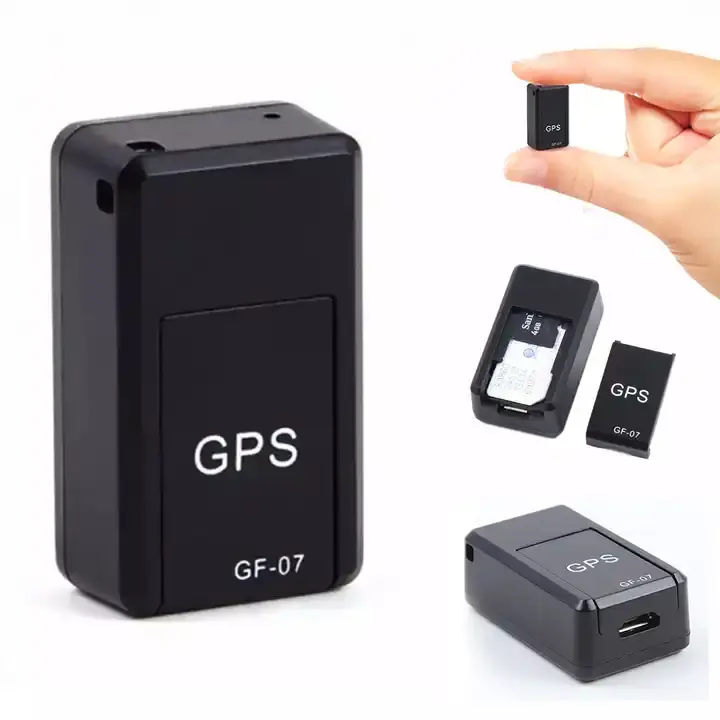 ตัวติดตาม GPS ขนาดเล็ก/GPRS/GPS สำหรับรถยนต์อุปกรณ์ติดตามระบบ GSM GF07แบบพกพา