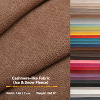 Tissu en polaire floqué épais tissé directement en usine, couleur personnalisée, durable, anti-boulochage, résistant à l'abrasion pour coussin de canapé