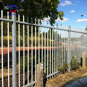 Kunden spezifisches Design Hohl quadrat rohr Eisenzaun Europäischer Schmiedeeisen zaun Horizontale Palisade Stahlrohr Gartenzaun platte - Product Image 3