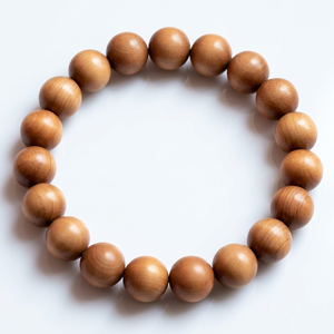 Handmade 108 Sandalwood Prayer Beads Mala Buddhist Meditation <b>Rosary</b> for Jewelry Making Riddhi Siddhi Brand Rajasthan Origin - Product Image 3