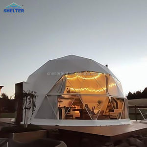 편안한 쉬운 설치 경쟁 가격 야외 오픈 스페이스 도박 측지학 돔 4 계절 텐트 - Product Image 2