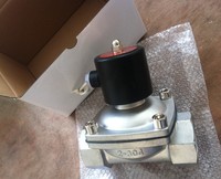 Electrovanne 2 ''en acier inoxydable Joint FKM 2S500-50 DC12V Contrôle OEM Personnalisable pour les applications Air Eau Gaz Diesel