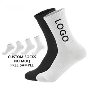 High Quality Crew Ankle Wholesale Funny Football Designer Compression Cotton Grip Custom Sport Men's Socks Jacquard Sock