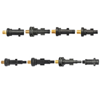 Adaptateur de lance à mousse pour nettoyeur haute pression, canon à mousse, adaptateur de buse à mousse, pistolet à savon, connecteur de lance, 1/4 pouce