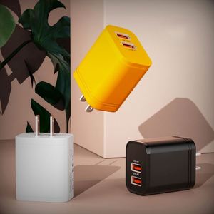 New Dual USB <b>Mobile</b> <b>Phone</b> Charging Head Private Model for Foreign Trade 5V-2A <b>Small</b> Household Appliances Charger Adapter - Product Image 1