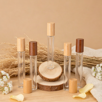 Flacons en verre vides de 10 ml pour huiles essentielles avec bille roulante en acier inoxydable, flacon roll-on pour parfum et huiles essentielles, couleur et logo personnalisables