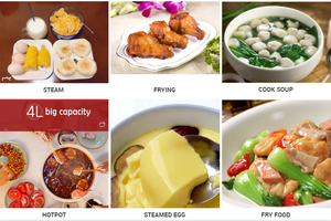 Prix usine 4 litres poêles électriques antiadhésif Smart Cooker Multi-Use Electric Cooking Hot Pot Cooker For Multi-Purpose - Product Image 5