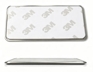 Plaque signalétique en aluminium brossé gaufré personnalisée, autocollante, étiquette métallique pour équipement électronique DVD - Product Image 4