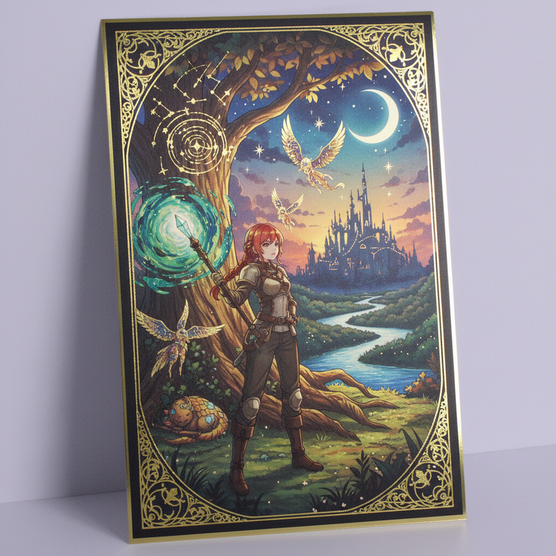 Custom Gold Foil Art Prints Digital
