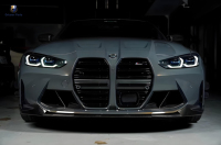 2020 + pour BMW M3 M4 G80 G82 Kit carrosserie en Fiber de carbone Style MP nouveau pare-chocs avant lèvre arrière Diffuse côté jupe gril évents sec mise à niveau