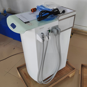 Machine d'aspiration électrique dentaire à pression négative, système d'aspiration buccale portable avec compresseur d'air, blanc, certifié CE - Product Image 1