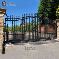 Porte en tuyau métallique personnalisée nouvelle porte en fer forgé en gros pour la maison