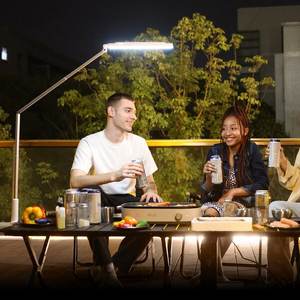 Lámpara de Escritorio LED Moderna con Abrazadera, Ajustable Omnidireccional, 3 Modos de Color, Inalámbrica, Entrada de 5V, Cuidado de la Vista, Simple, para Sala de Lectura, con Batería - Product Image 4