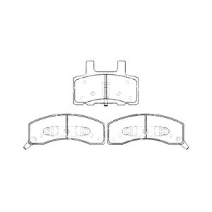Pastilla de Freno SDCX D370-7260 / D789-7659 / D845-7260 para Cadillac Deville / ESCALADE / FLEETWOOD / SEVILLE - Product Image 2