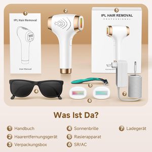 Depiladora IPL Fría con Tecnología <span class=keywords><strong>de</strong></span> Hielo para Uso Doméstico, Depiladora Láser Profesional para Mujeres, Depiladora Láser IPL con Enfriamiento - Product Image 2
