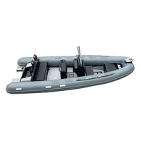 Bateau pneumatique gonflable en aluminium de luxe européen de 20 pieds RIB600, capacité de 11 personnes, ORCA Hypalon à vendre