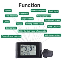 Wasserdichte 5-polige Schnitts telle Smart Electronic LCD Display Meter Sw900 Panel für 24V 36V 48V 60V Elektro roller