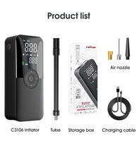 5200mAh Battery 150PSI Cordless Automatic with Power Bank Function Wireless Car Air Compressor Electric Tire Inflators