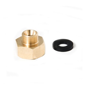 Kitchen Toilet Supply <b>Hose</b> ,EU G1/2" Female to US 9/16-24 UNEF Male Thread Converter Connecter Brass Thread <b>Pipe</b> Adapter Fitting - Product Image 5