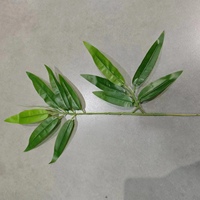Kain tanaman dekorasi bambu buatan, ornamen daun bambu buatan, dekorasi rumah dan kantor