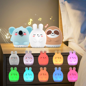 อุปกรณ์ช่วยในการนอนหลับของเด็กทารกมีเสียงสีขาวและไฟกลางคืน RGB รูปหมีโคอาล่าขนาดเล็กแบบพกพาได้พร้อมสายรัดเพื่อเปลี่ยนได้16สี - Product Image 5