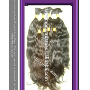 ผมมนุษย์หยิกเป็นเส้นผมมนุษย์แบบไม่ผ่านการแปรรูปผมอินเดียแท้แบบไม่ผ่านการแปรรูป - Product Image 1