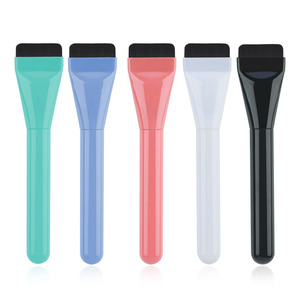 Flat Makeup Brush Synthetic Hair Plastic Handle For <b>Foundation</b> Face Application - Product Image 5