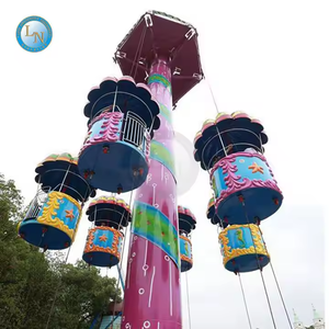 Thrill Rides à vendre Tour de chute rotative extérieure Manege Équipement de parc d'attractions attrayant pour parcs à thème - Product Image 3