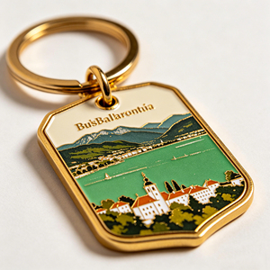 Porte-clés en métal avec logo personnalisé, cadeau d'entreprise, publicité promotionnelle, vente en gros de porte-clés en petites séries - Product Image 4